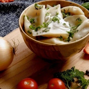 Вареники с сырым картофелем и луком